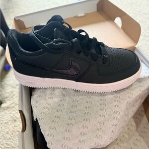 Nike Air Force 1 Black and White Sneakers